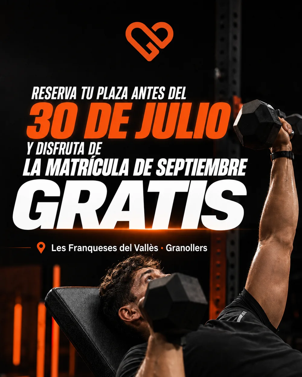 Reserva tu plaza antes del 30 de julio y disfruta de la matrícula de septiembre gratis. Les Franqueses del Vallès y Granollers.